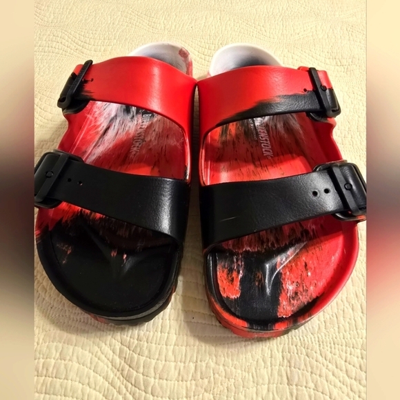 NWOT Birkenstock Men's EVA Arizona Sandals - Picture 3 of 7